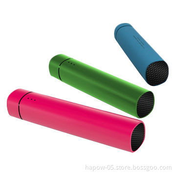 New MP3 Player Charger with Mini Speakers for Handphones with Power Bank Gained CE, FCC, RoHS & PSE
